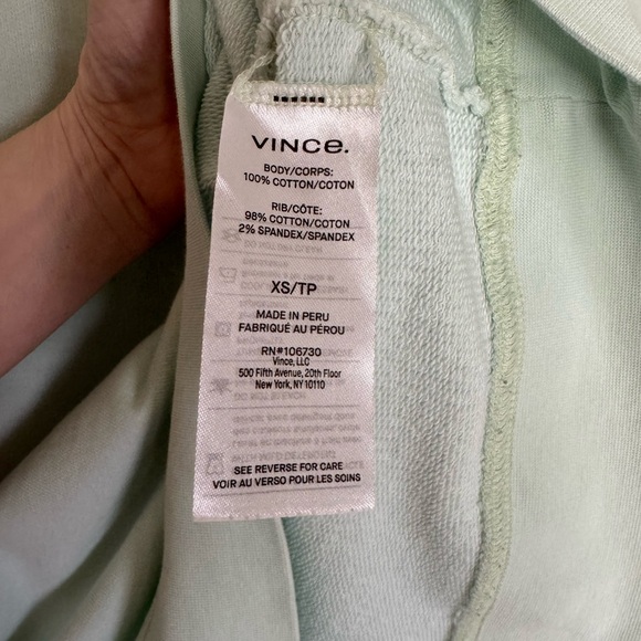 SOLD— Vince | Drop Shoulder Pullover in Sea Foam | XS - Picture 7 of 8